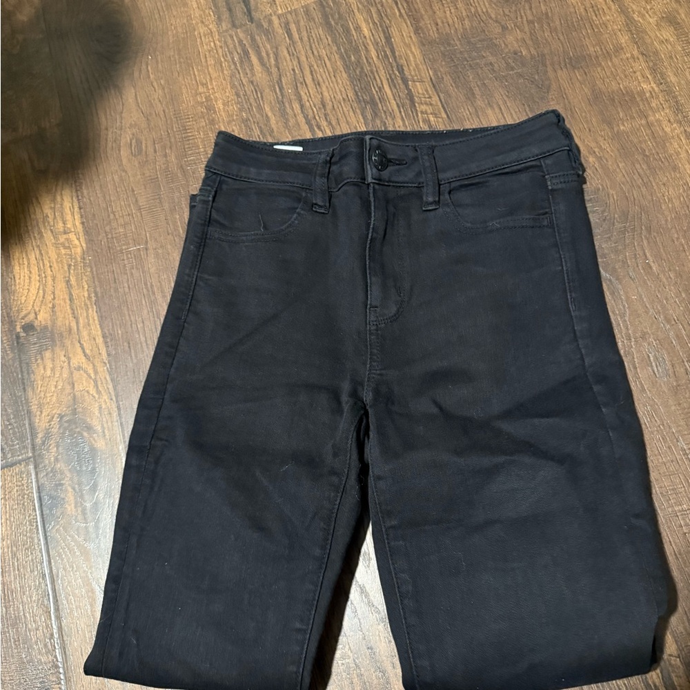American Eagle Black Denim Skinny Jeans